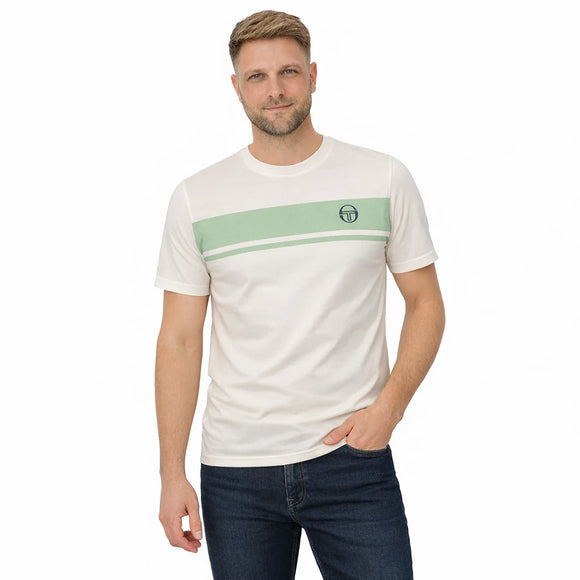 Sergio Tacchini Master Tee Gardenia/Quiet Green 