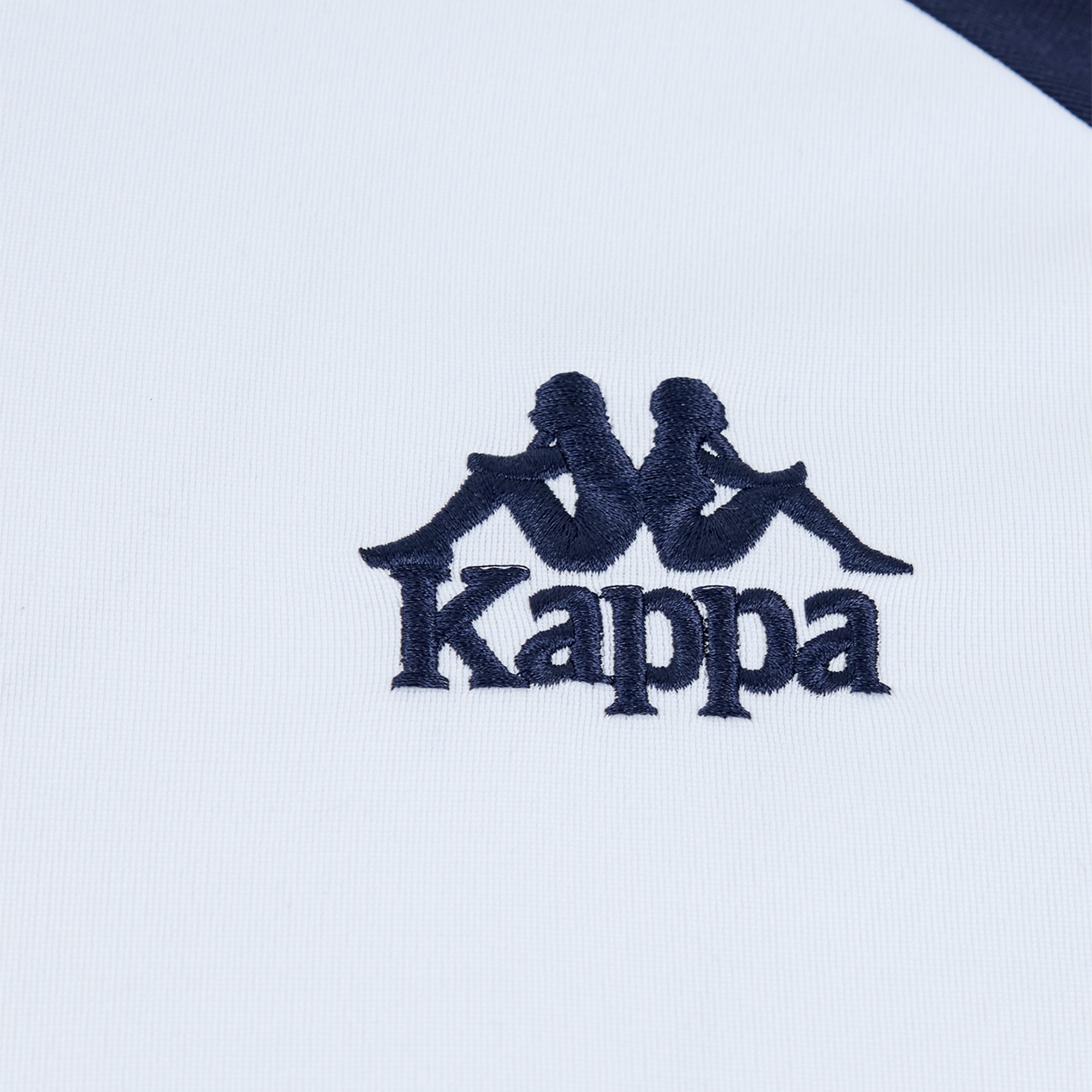 Kappa Uriah Track Top White / Navy - Raw  Menswear