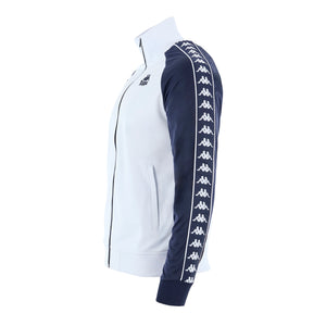 Kappa Uriah Track Top White / Navy - Raw  Menswear