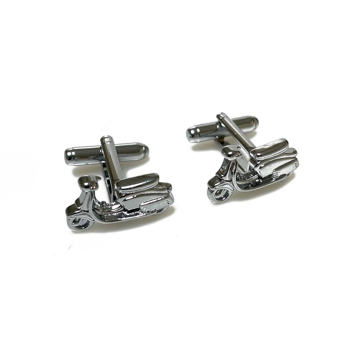 Lambretta Retro Mod Scooter Cufflinks Gift Set - Raw Menswear