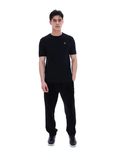 FILA Gold Don Textured Knitted Tee Black