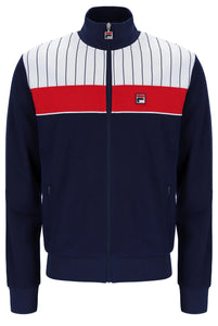 FILA Eccellente Track Top Jacket Navy/Red/White - Raw Menswear