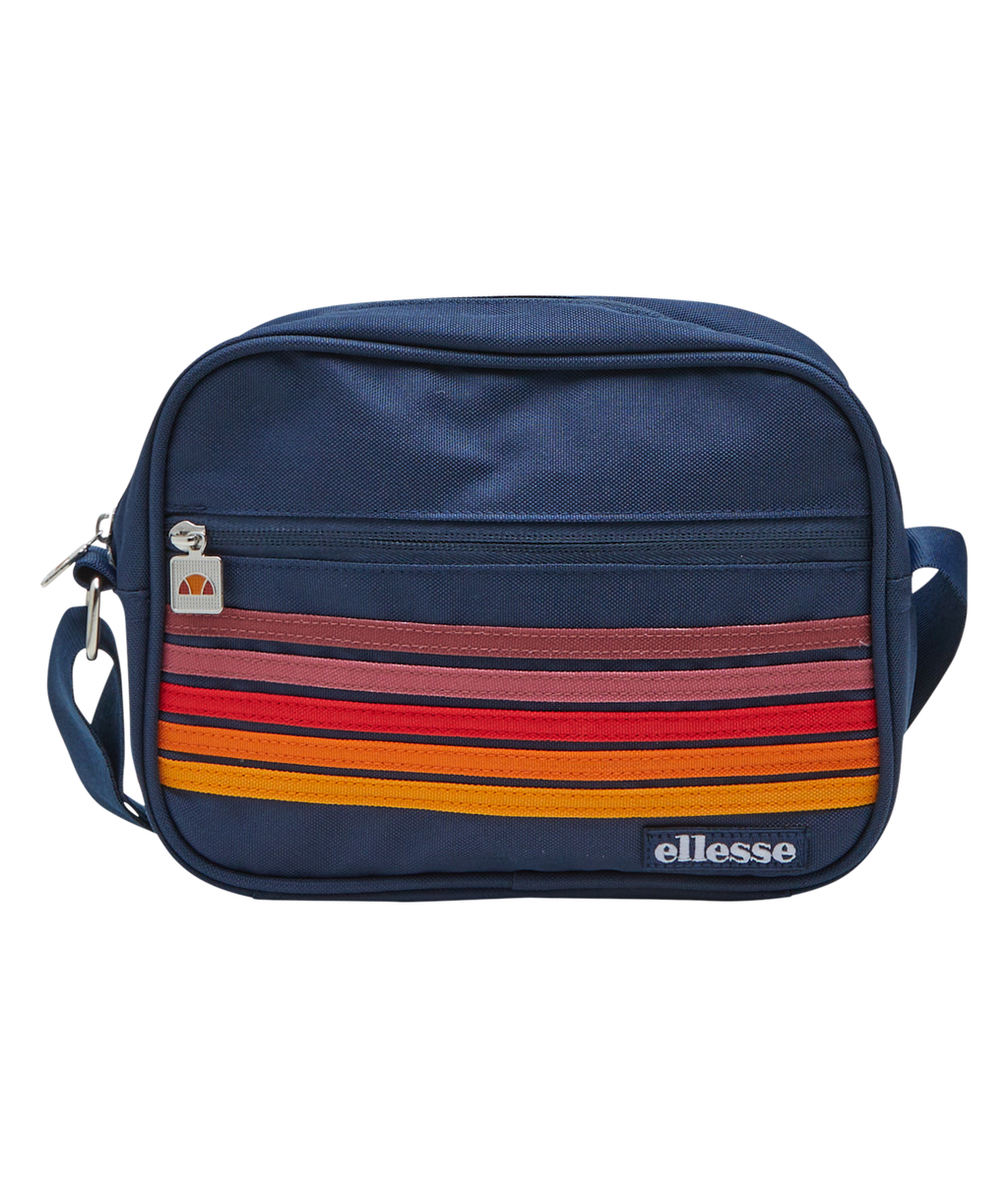 Ellesse Retro Glanti Medium Cross Body Bag Navy - Raw Menswear