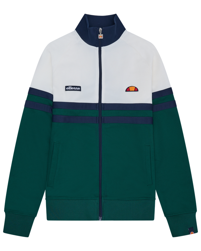 Ellesse Rimini Track Top Dark Green/Off White