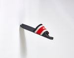Load image into Gallery viewer, Ellesse LS50 Heritage Sliders Black/Red - Raw Menswear
