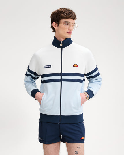 Ellesse Rimini Track Top Off White/Light Blue