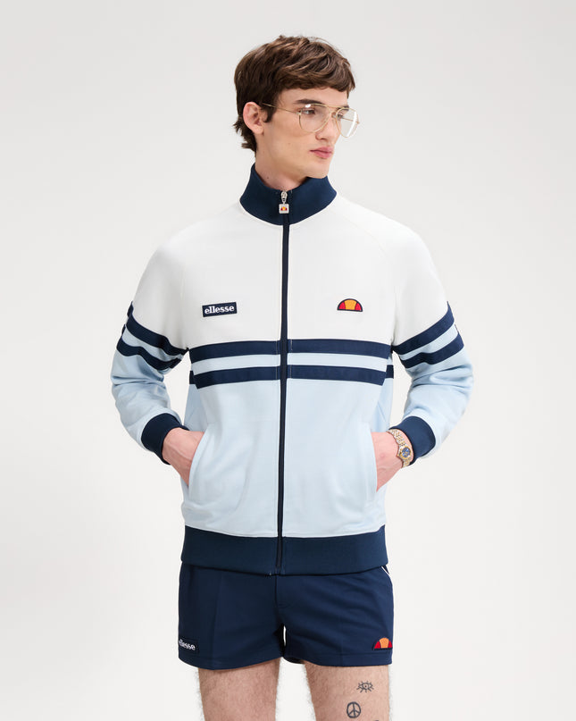Ellesse Rimini Track Top Off White/Light Blue