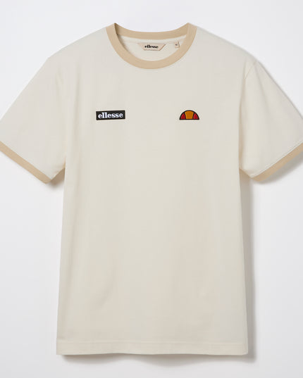 Ellesse Ringetto Tee in Off White/Stone