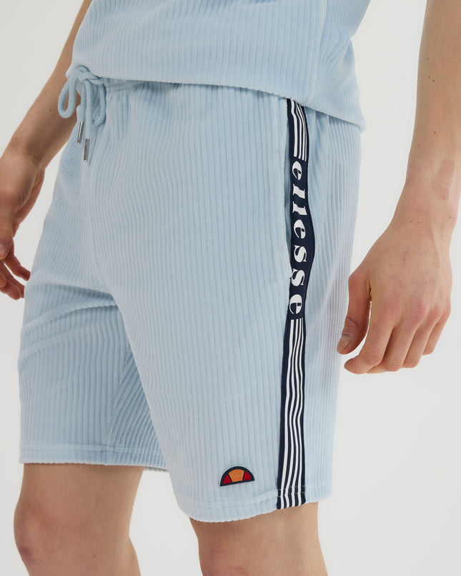Ellesse Tomatro Velour Shorts Light Blue