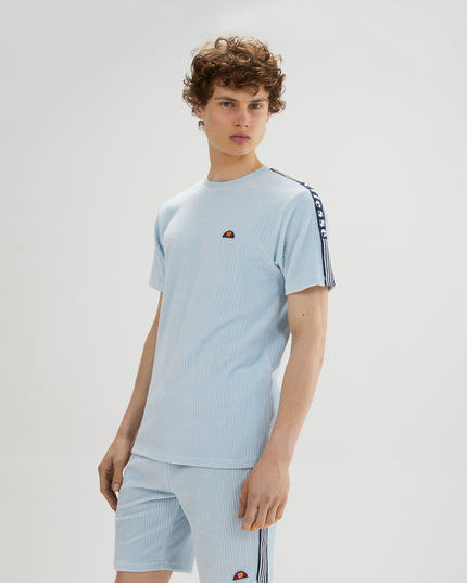 Ellesse Velour Madori Tee in Light Blue