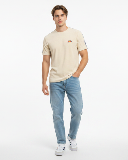 Ellesse Velour Madori Tee in Stone