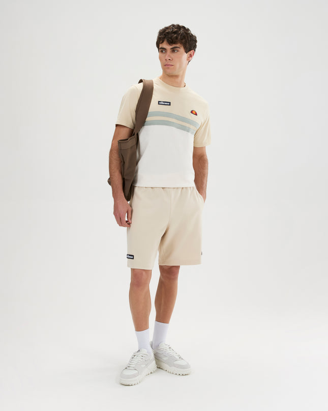 Ellesse Venire Tee in Off White/Stone