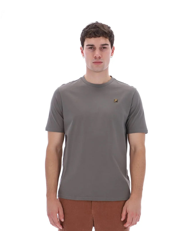 FILA Gold Yaxley Premium Tee in Gunmetal