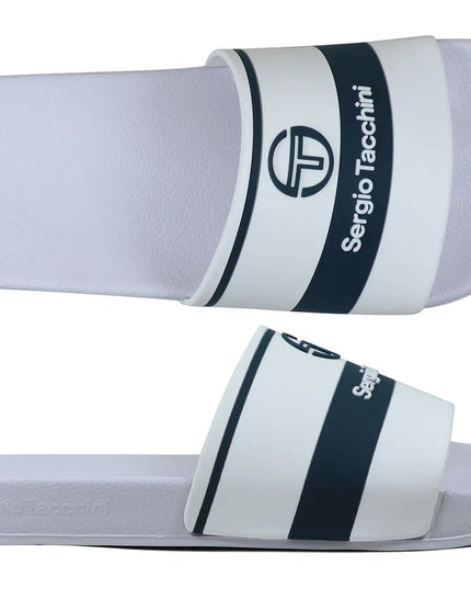 Sergio Tacchini Caspio Sliders in White