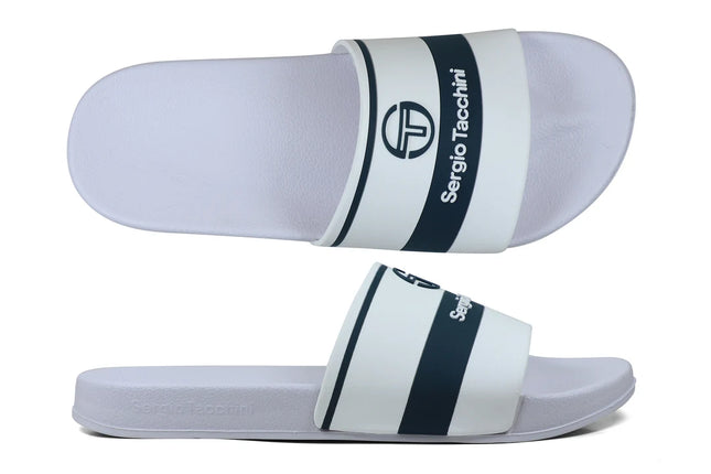 Sergio Tacchini Caspio Sliders in White