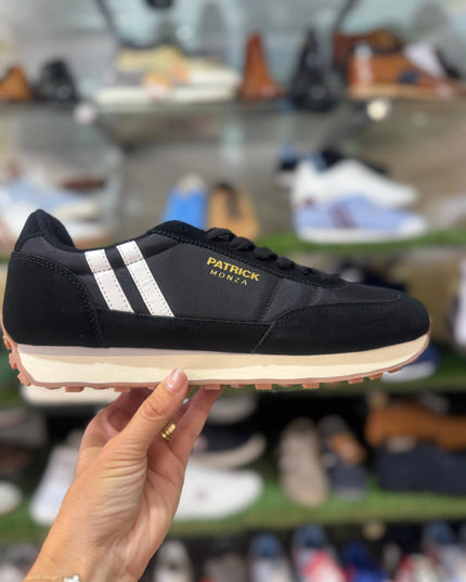 Patrick Monza Trainers Black/White - 1497 Raw Menswear