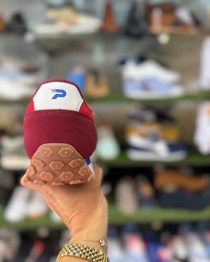 Patrick Monza Trainers Dark Red/Red/White