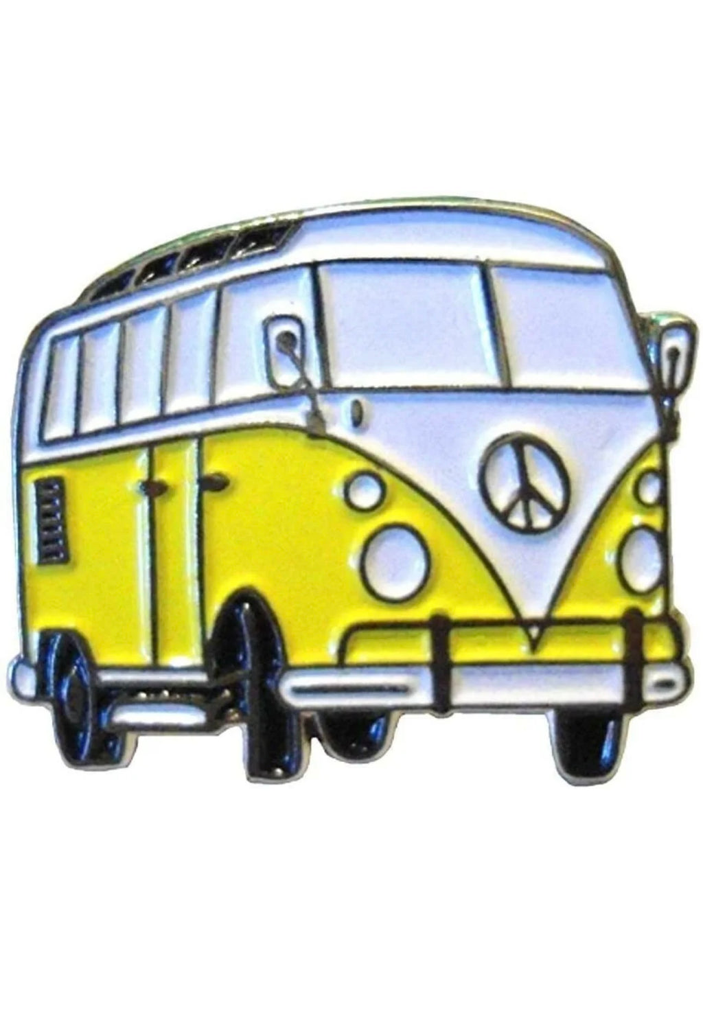Camper Van Pin Badge Yellow - Raw Menswear