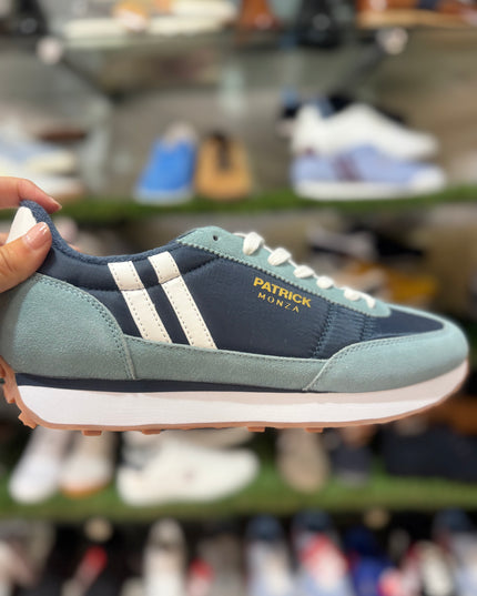 Patrick Monza Trainers Dark Blue/Light Blue/White