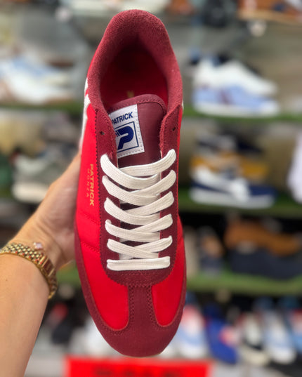 Patrick Monza Trainers Dark Red/Red/White