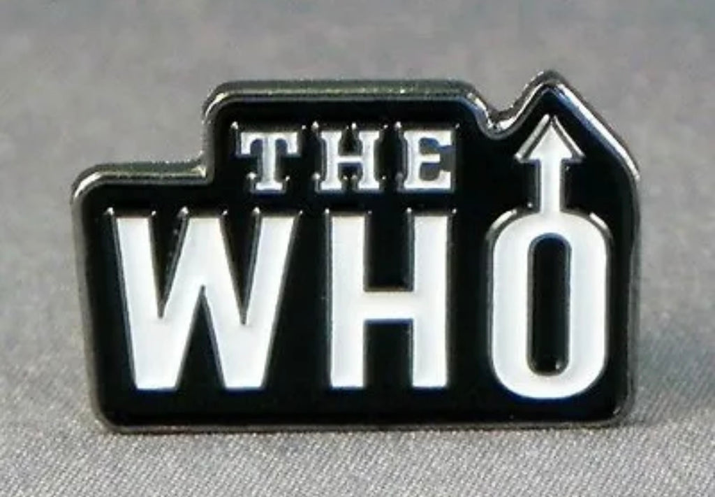 The Who Pin Badge Black/White - Raw Menswear