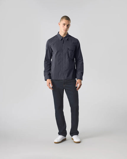 Pretty Green Feltham Overshirt Jacket Navy