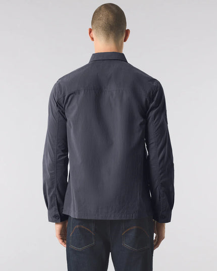 Pretty Green Feltham Overshirt Jacket Navy