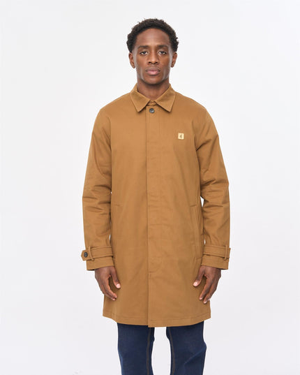 Gabicci Mens Houghton Rain Mac Jacket Gabicci Vintage CARAMEL