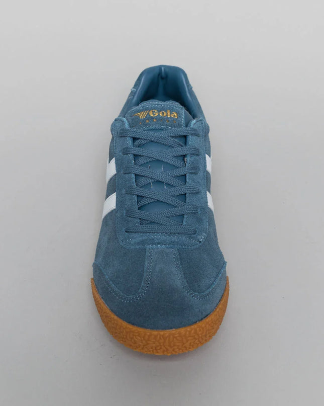Gola Classics Men's Harrier Suede Trainers in Baltic/White
