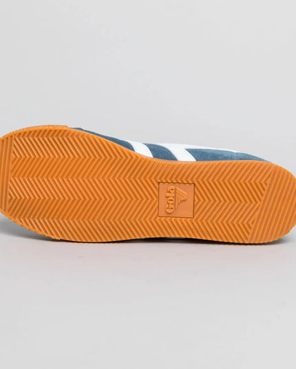 Gola Classics Men's Harrier Suede Trainers in Baltic/White