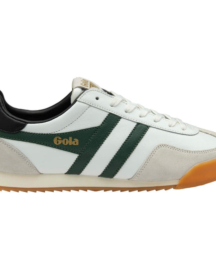 Gola Classics Men's Europa Leather Trainers in White/Green