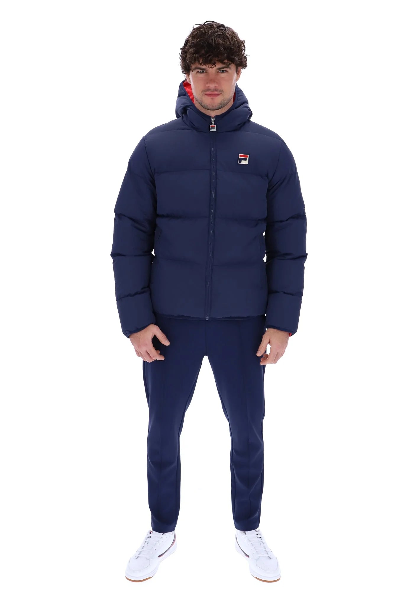 FILA Harry Padded Puffer Jacket Navy - Raw Menswear