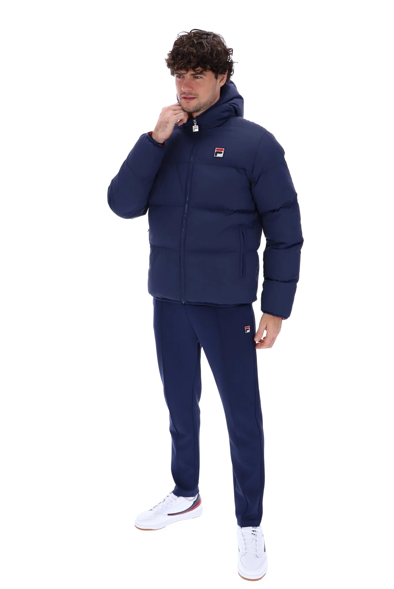 FILA Harry Padded Puffer Jacket Navy - Raw Menswear