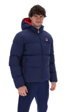 Lade das Bild in den Galerie-Viewer, FILA Harry Padded Puffer Jacket Navy - Raw Menswear
