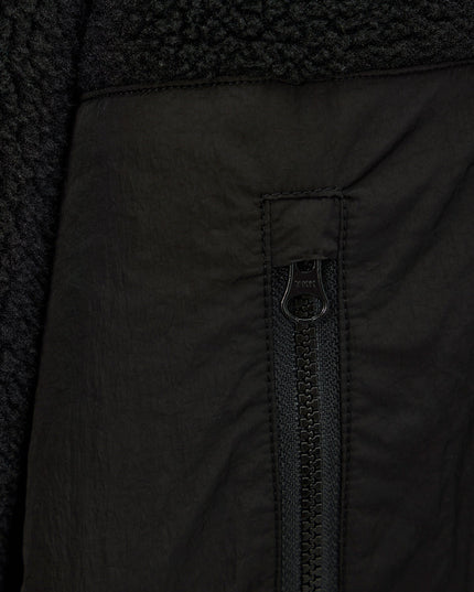 Weekend Offender Debden Zip Through Fleece Hoodie Black - 537