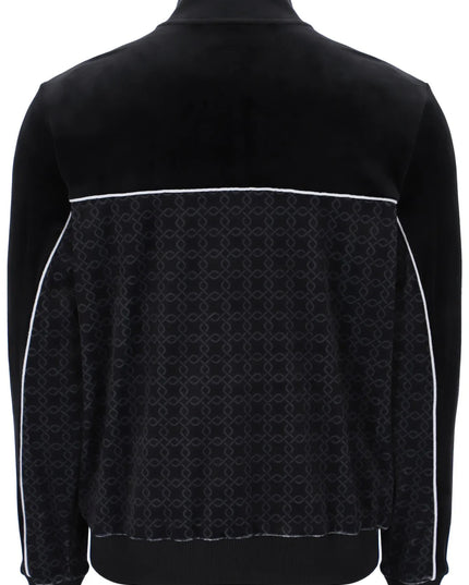 Fila Higgins Full Zip Velour Track Top Black