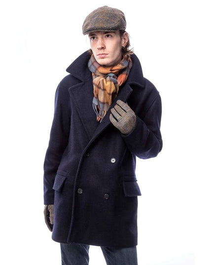 Heritage Pure Wool Autumn Check Brushed Scarf