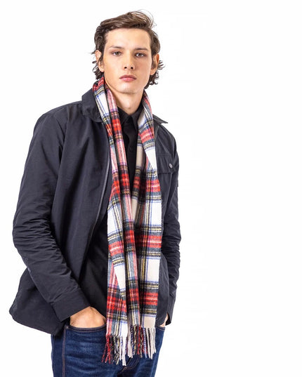 Heritage Pure Wool Stewart Tartan Scarf
