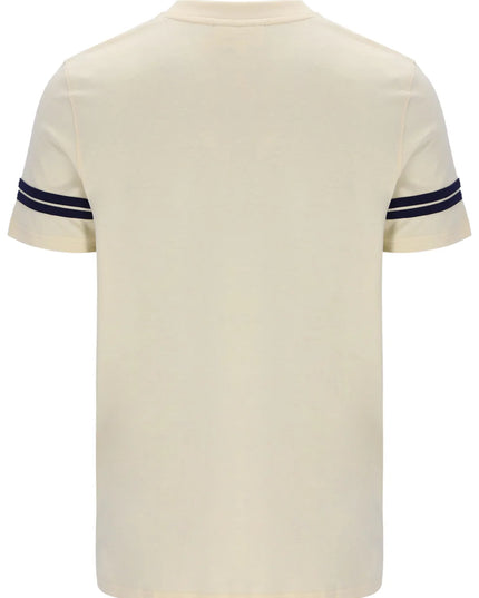 Sergio Tacchini Grello Crew Neck Tee Sandshell/Maritime Blue