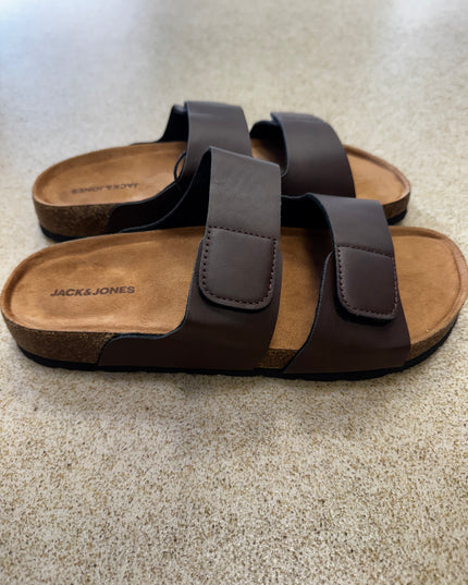 Jack & Jones Brunswick PU Strap Sandals Brown - 1184