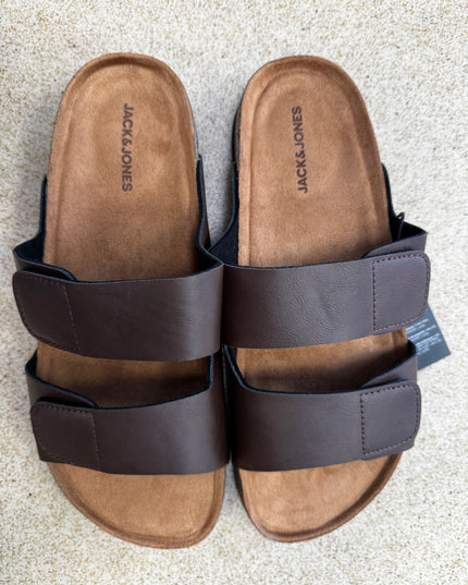 Jack & Jones Brunswick PU Strap Sandals Brown - 1184