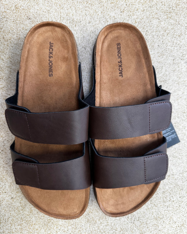Jack & Jones Brunswick PU Strap Sandals Brown - 1184