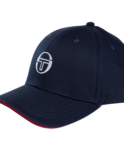 Sergio Tacchini Cortona Peaked Cap Maritime Blue/White - 1210