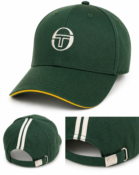Sergio Tacchini Cortona Peaked Cap Pine Needle/Gardenia - 1208