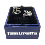 Load image into Gallery viewer, Lambretta Retro Mod Scooter Cufflinks Gift Set
