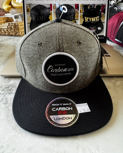 Carbon 212 Olive Snapback With Embroidered Logo - 1234