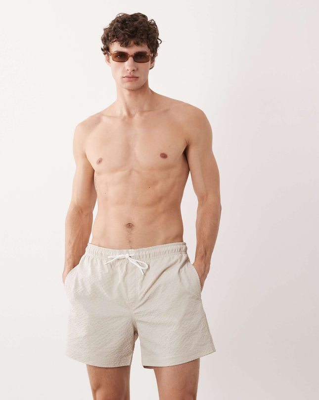 Jack & Jones Ocean Seersucker Swim Short Moonbeam - 974