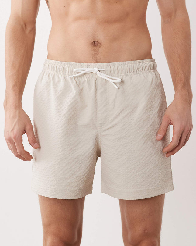 Jack & Jones Ocean Seersucker Swim Short Moonbeam - 974