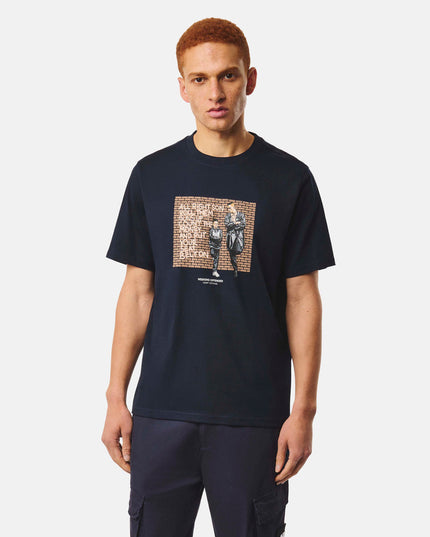 Weekend Offender Pater Graphic T-Shirt Navy
