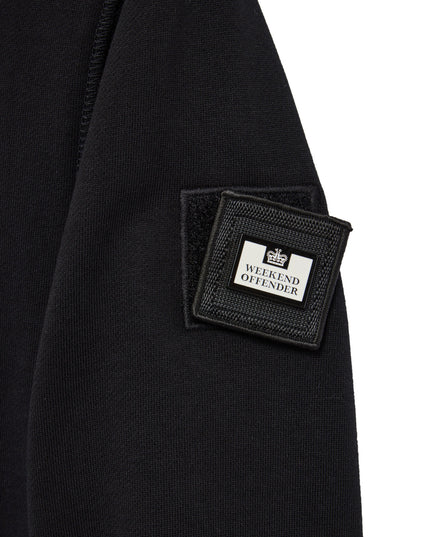 Weekend Offender Kraviz Quarter Zip Sweater Black